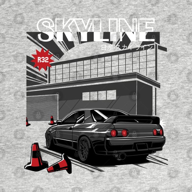 Nissan Skyline R32 by JDMAPEX